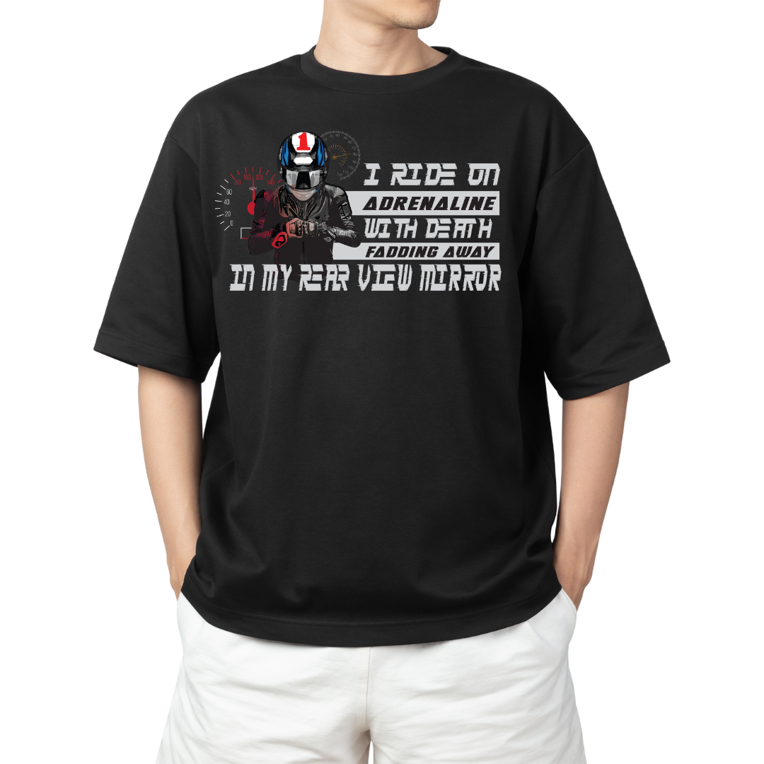 I RIDE ON ADRENALINE UNISEX T-SHIRT